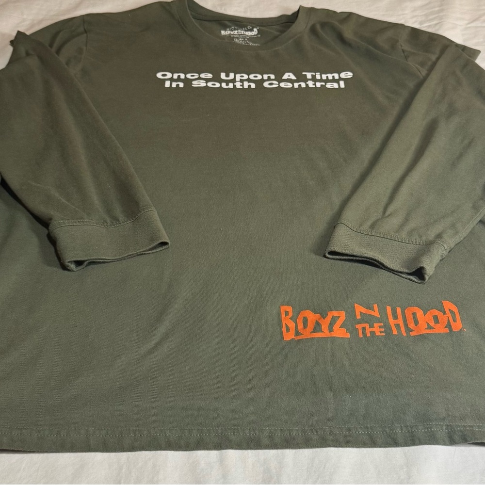 Bioworld Olive Long Sleeve Tee with Graphic